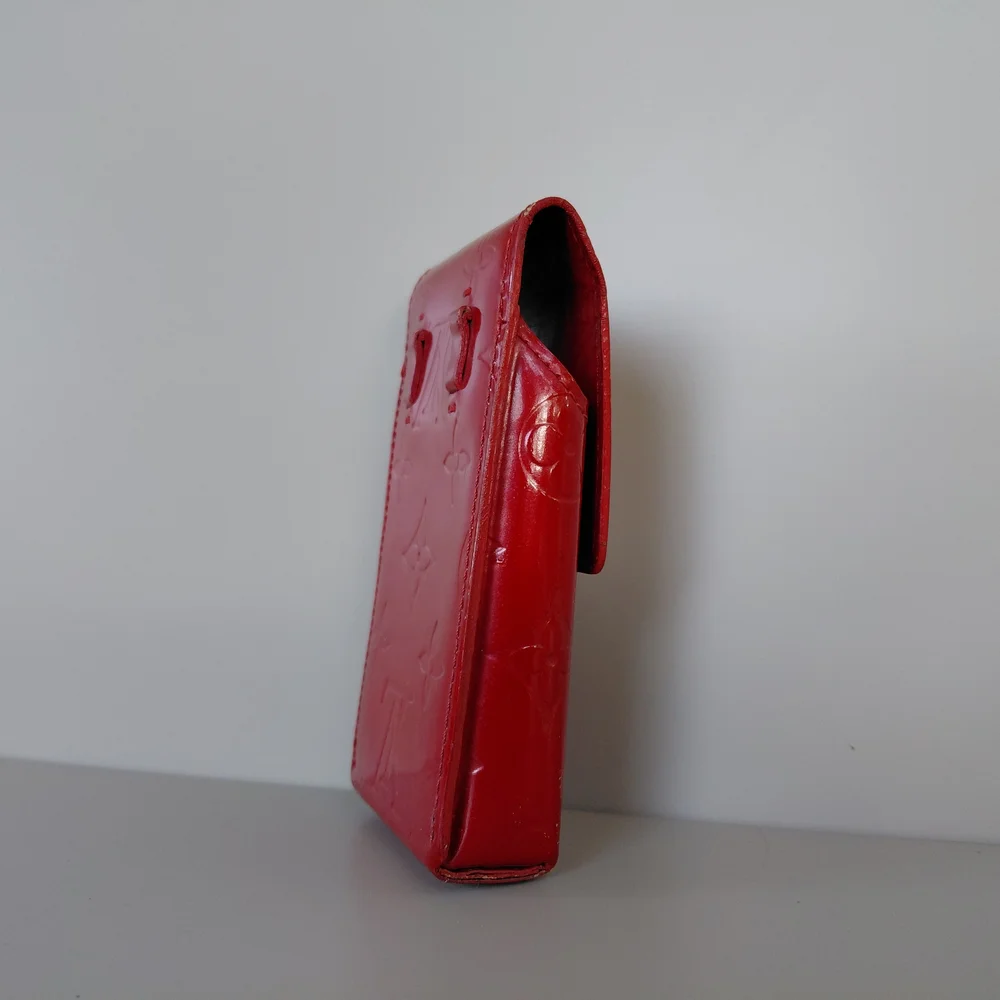 Louis Vuitton Virnes Glossy Red Phone Holster